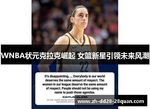 WNBA状元克拉克崛起 女篮新星引领未来风潮